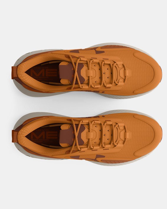 Unisex UA HOVR™ Mega 2 MVMNT Sportstyle Shoes, Orange, pdpMainDesktop image number 2